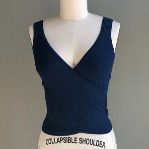 Jonathan Simkhai Cross Front Rib Knit Tank!